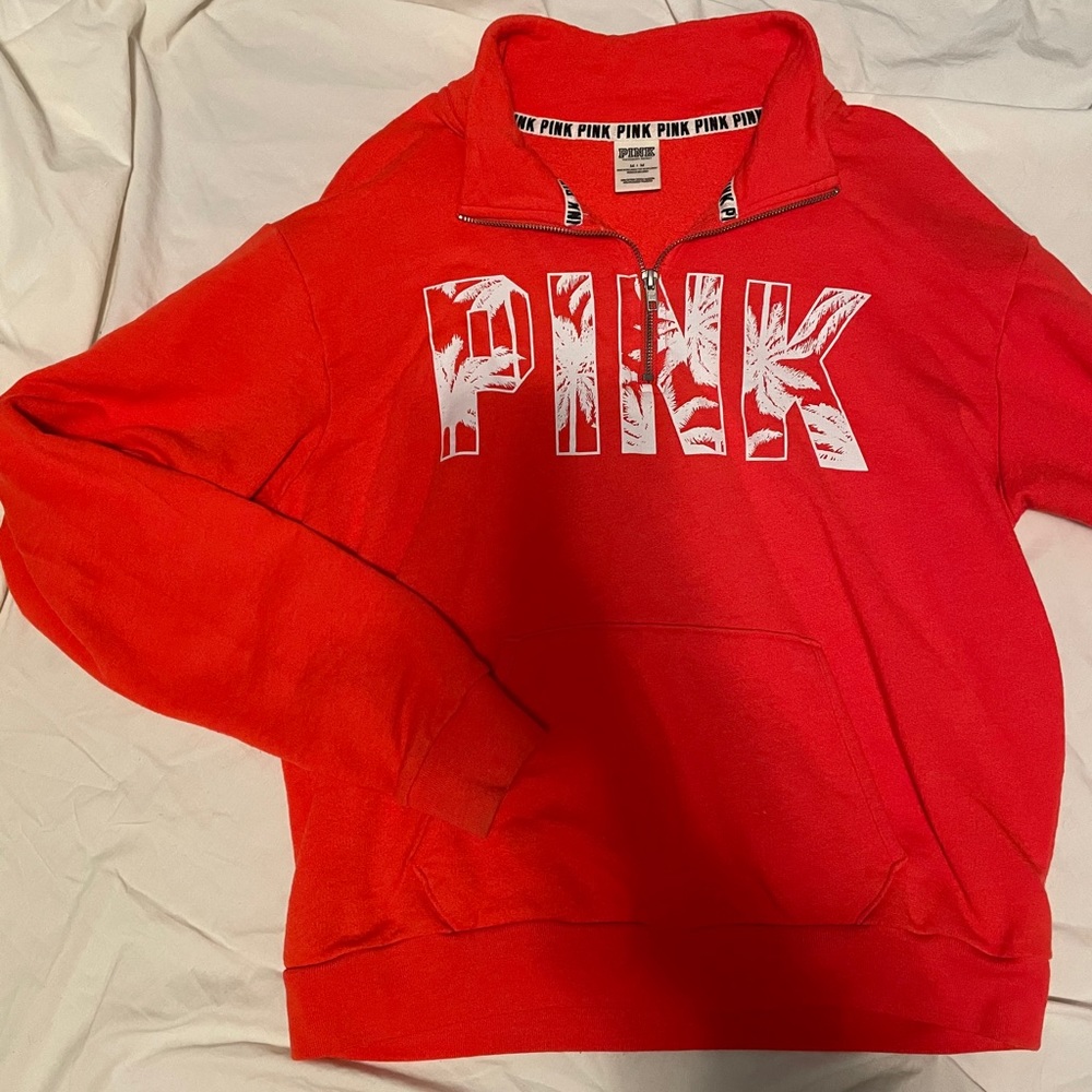VS PINK quarter zip
